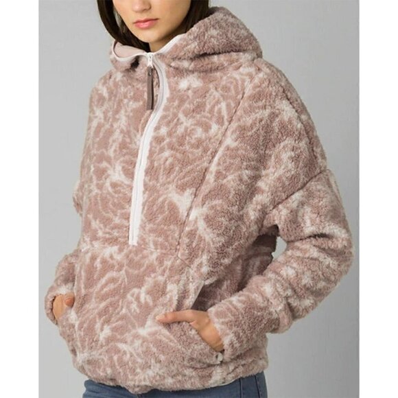 Prana Sweaters - Prana women's polar escape half zip teddy fuzzy cozy warm long sleeve pullover
